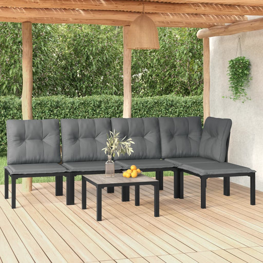 8 Piece Garden Lounge Set and Grey Poly Rattan , Furniture -> Outdoor Furniture -> Outdoor Furniture Sets , Durable,eligant,Furniture -,Home & Garden -,Modern Design,new-305021,Outdoor Furniture -,Outdoor Furniture Sets