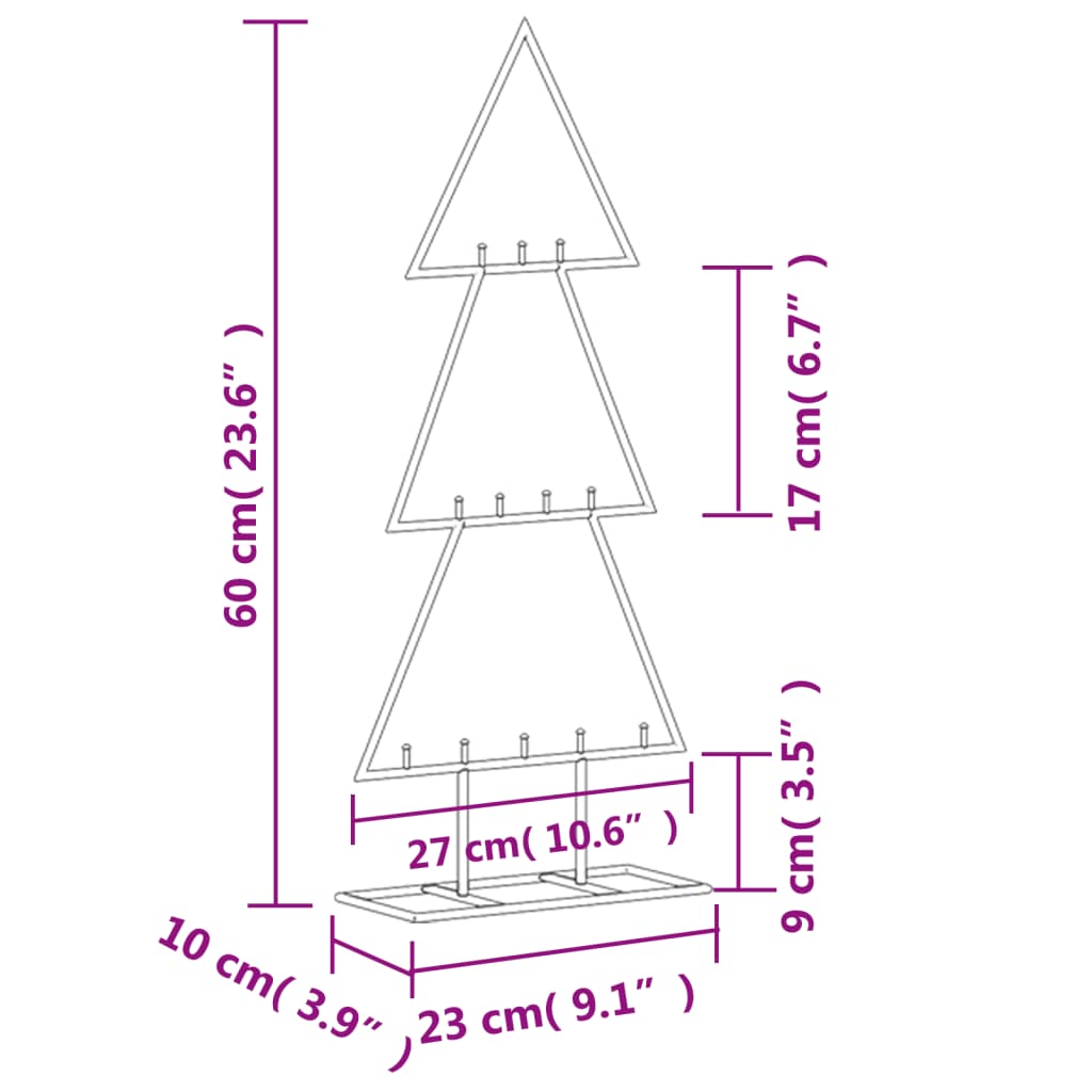 Metal Christmas Tree for Decoration