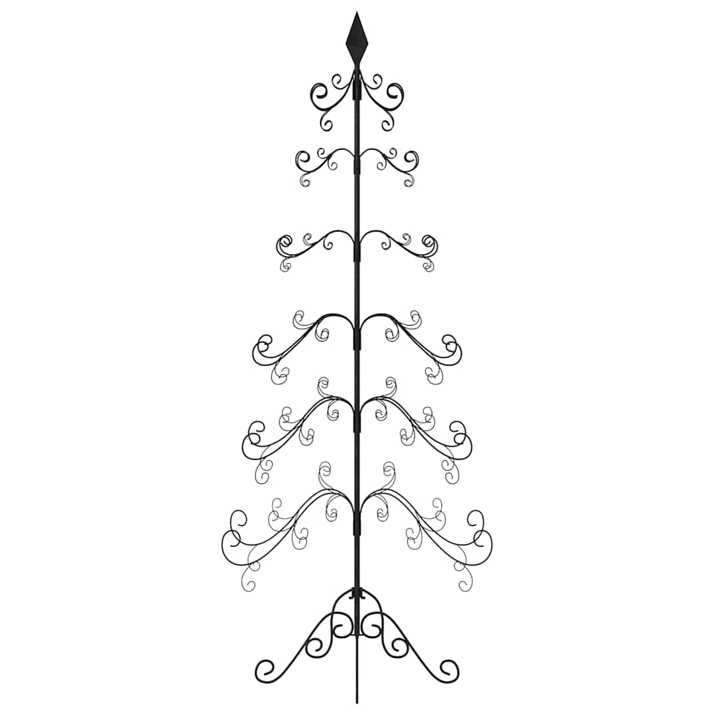 Metal Christmas Tree for Decoration with ornate design ideal for DIY projects, featuring scroll details perfect for home holiday displays.