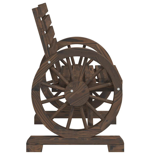 طقم جلوس حديقة مكون من 4 قطع من خشب التنوب الصلب