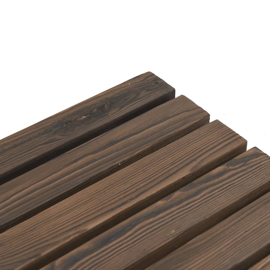 Close-up of solid fir wood slats, showcasing the durable and moisture-resistant surface for outdoor furniture.