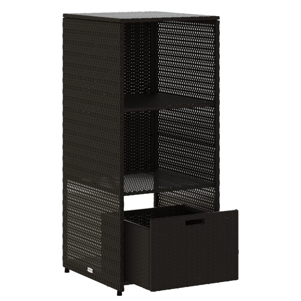 Garden Storage Cabinet 50x55x115 cm Poly Rattan , Furniture -> Outdoor Furniture -> Outdoor Storage Boxes , Durable,eligant,Furniture -,Home & Garden -,Modern Design,new-305021,Outdoor Furniture -,Outdoor Storage Boxes