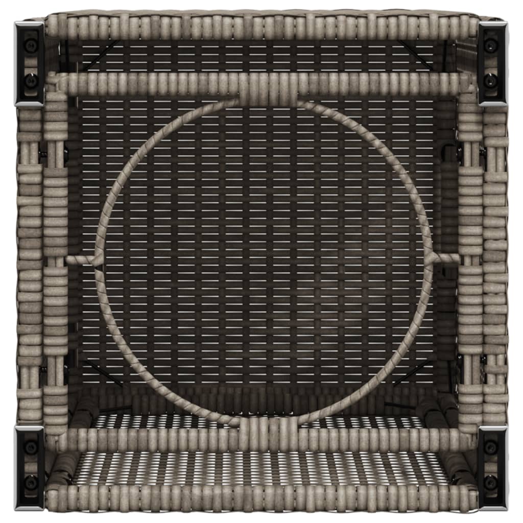 Propane Tank Cover Table  40x40x60 cm Poly Rattan