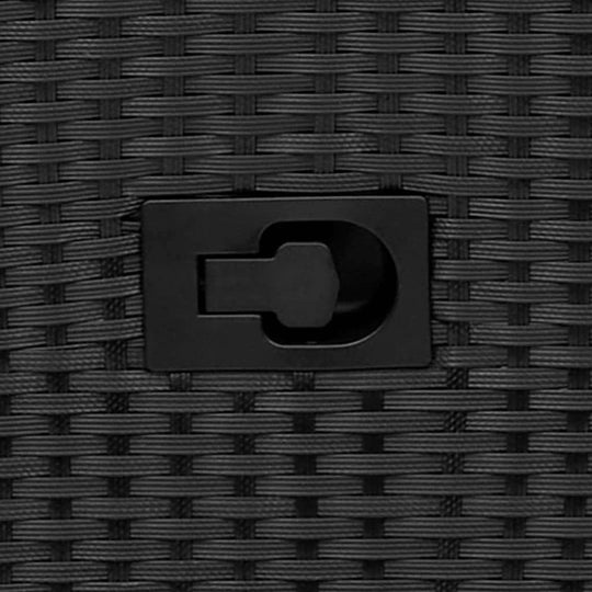 Reclining Garden Chairs 2 pcs with Cushions  Poly Rattan