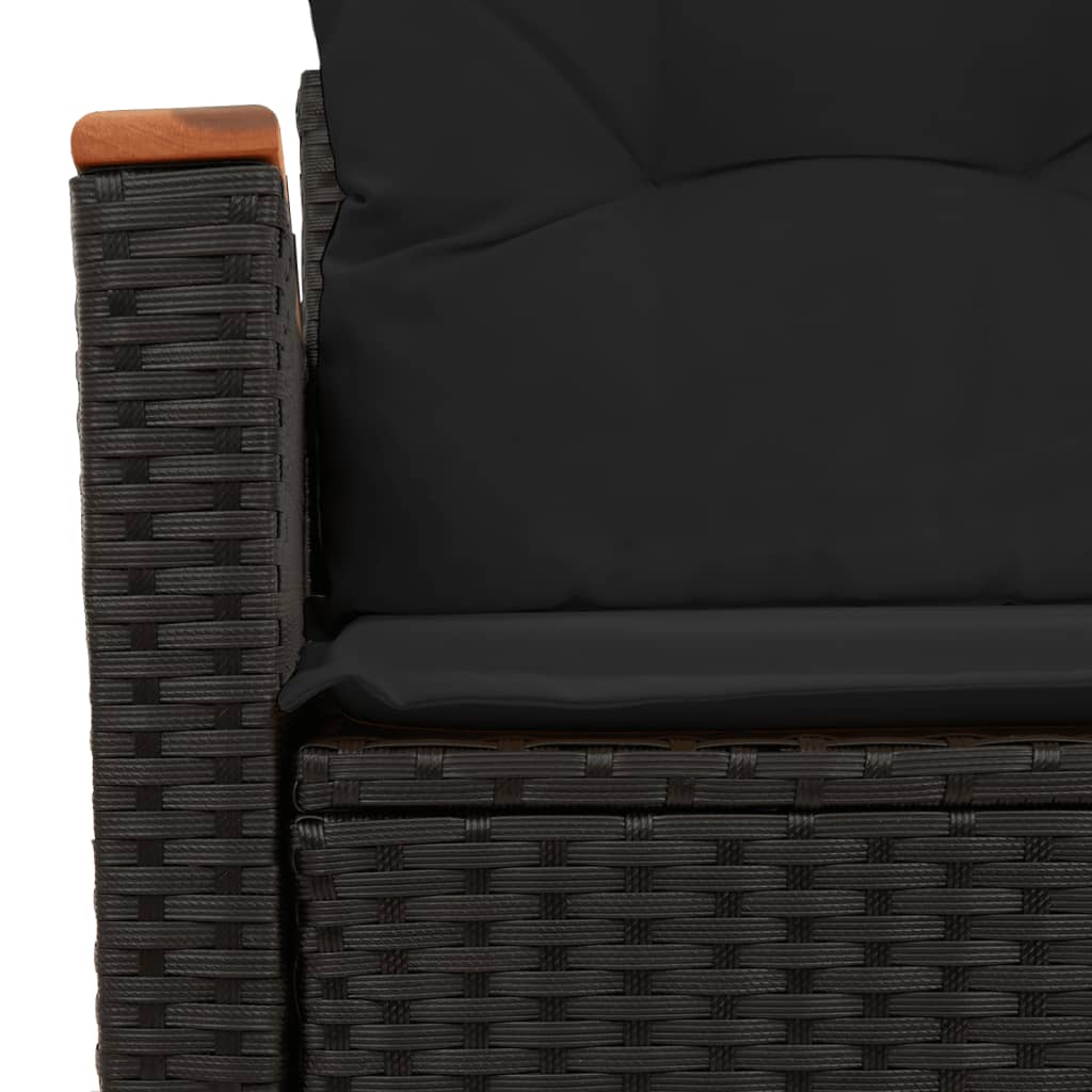 2-Seater Garden Sofa with Cushions – Poly Rattan Dubai close-up showing durable wicker and cushions.
