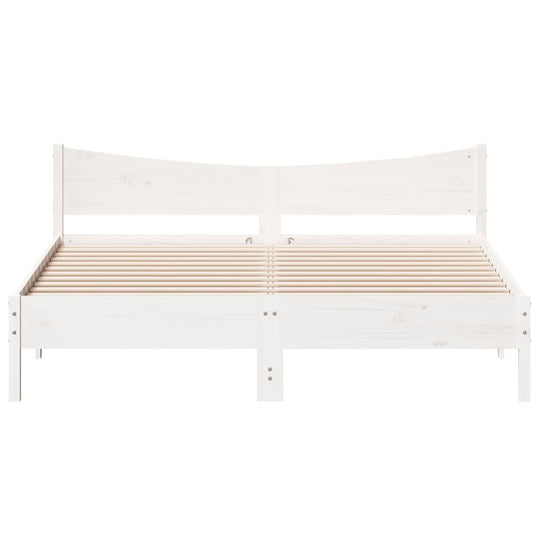 Bed Frame without Mattress  180x200 cm Super King Solid Wood Pine