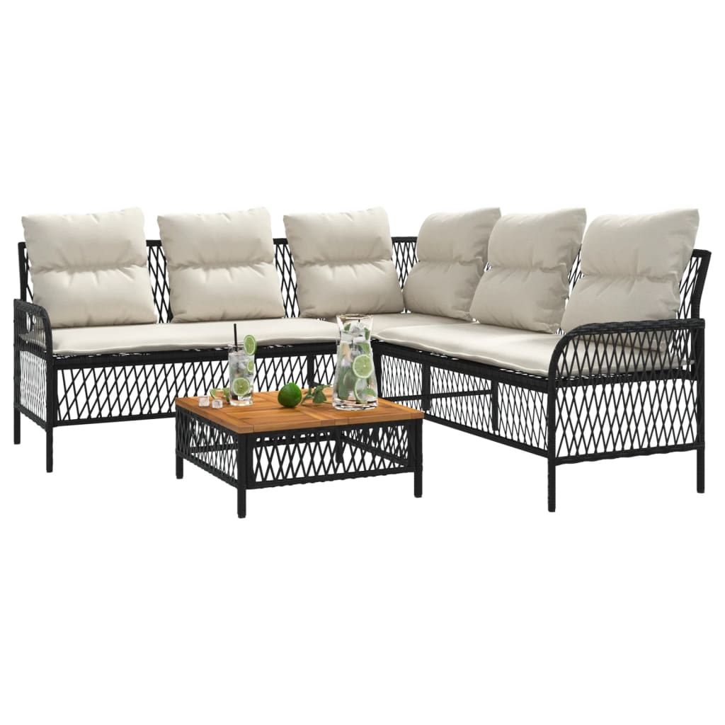 2 Piece Garden Sofa Set with Cushions Poly Rattan , Furniture -> Outdoor Furniture -> Outdoor Furniture Sets , Durable,eligant,Furniture -,Home & Garden -,Modern Design,new-305021,Outdoor Furniture -,Outdoor Furniture Sets