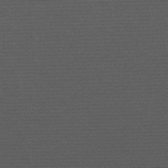 Close-up of gray fabric texture for Retractable Side Awning 180x600 cm, showing water and UV resistant polyester material.