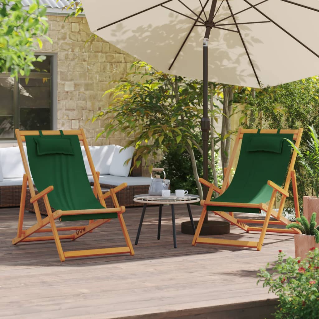 Folding Beach Chairs 2 pcs Fabric , Furniture -> Outdoor Furniture -> Outdoor Seating -> Outdoor Chairs , Durable,eligant,Furniture -,Home & Garden -,Modern Design,new-305021,Outdoor Chairs,Outdoor Furniture -,Outdoor Seating -,Wooden Furniture