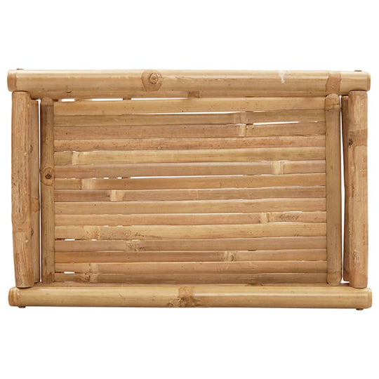 Folding Tray Table 60x40x68 cm Bamboo