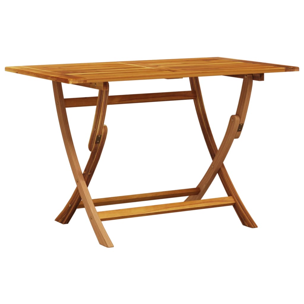 Solid acacia wood garden dining table, perfect for outdoor furniture and al fresco dining. Durable and stylish design.