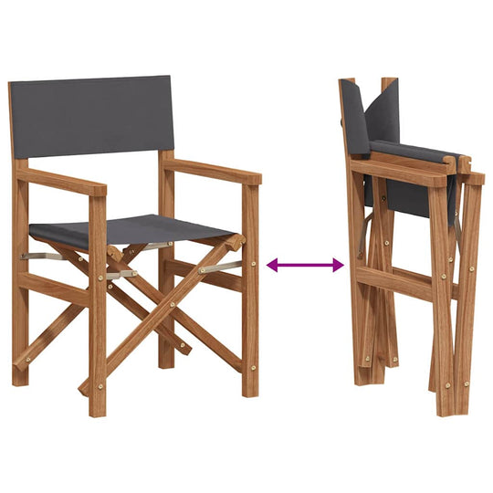 Folding Director's Chair   Solid Teak Wood