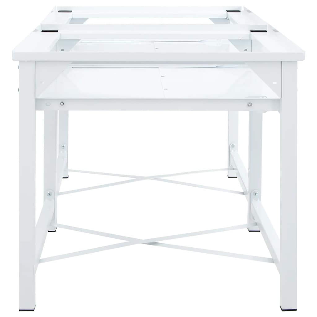 Double Washing Machine Pedestal with Pull-Out Shelves