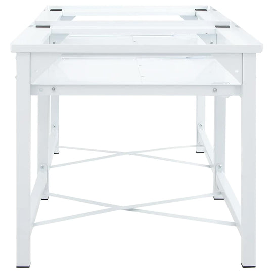 Double Washing Machine Pedestal with Pull-Out Shelves