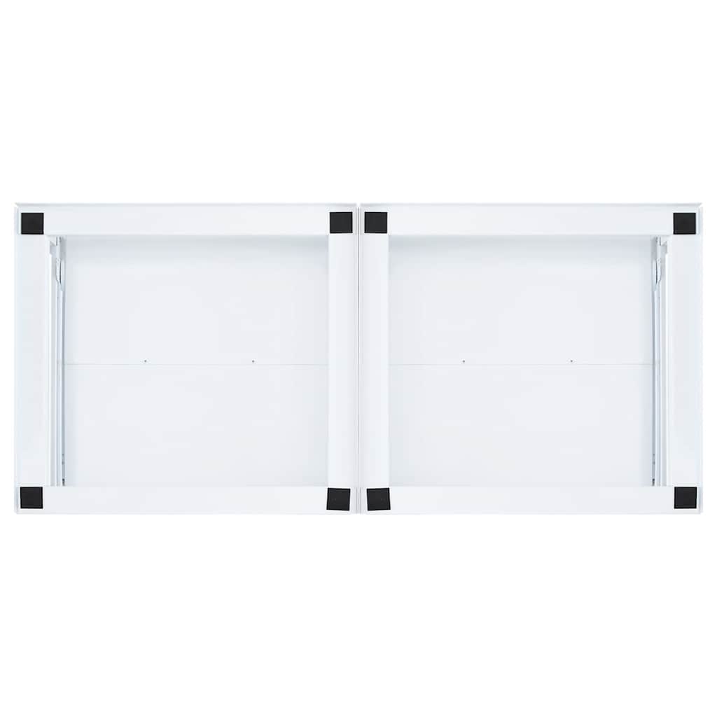 Double Washing Machine Pedestal with Pull-Out Shelves