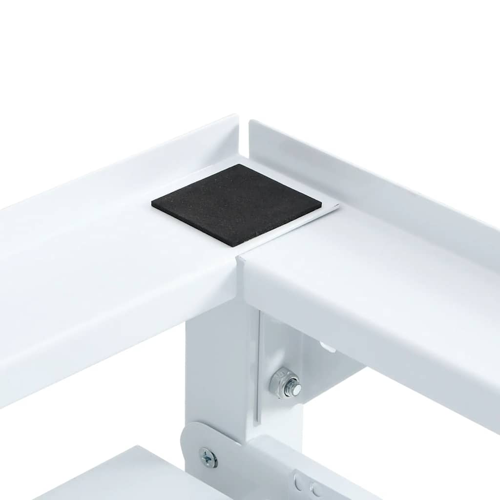 Double Washing Machine Pedestal with Pull-Out Shelves