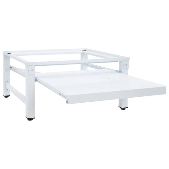 Washing Machine Pedestal with Pull-out Shelf