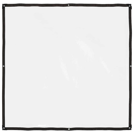 Clear Tarpaulin with Eyelets 2x2 m Polyethylene