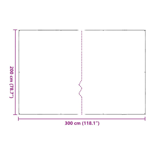 Clear Tarpaulin with Eyelets 2x3 m PVC