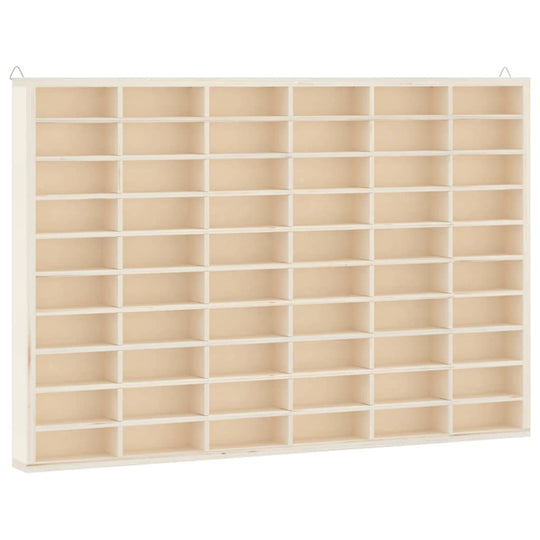 Wooden Collector's Display Case with 60 Compartments 60x4.5x40.5cm