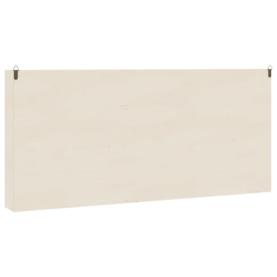 Wooden Collector's Display Case with Doors 80x8.5x37cm