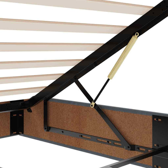 VidaXL Ottoman Bed Frame No Mattress Dark Grey 180x200 cm Super King Velvet