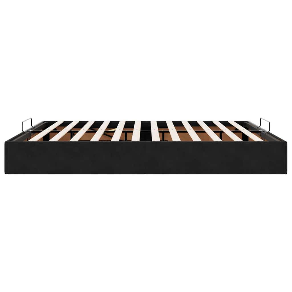 Ottoman Bed Frame No Mattress  200x200 cm Velvet