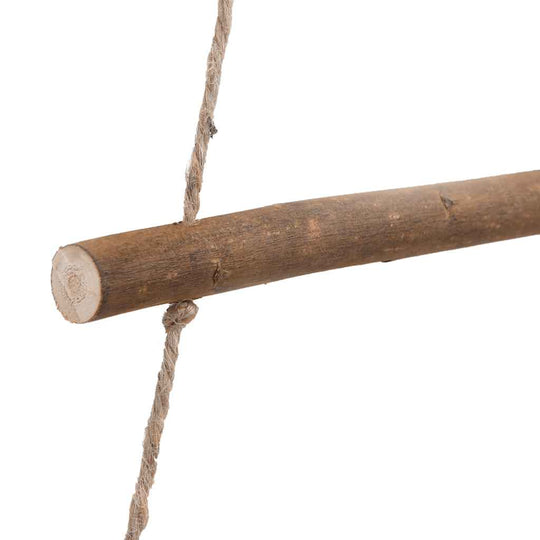  Hanging Christmas Tree with Top Star 74x150 cm Natural Branch