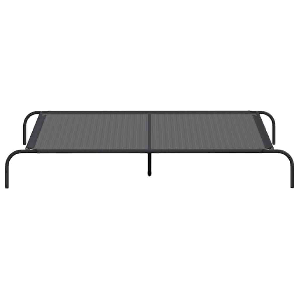 Elevated Dog Bed  150x90x20 cm Textilene and Steel