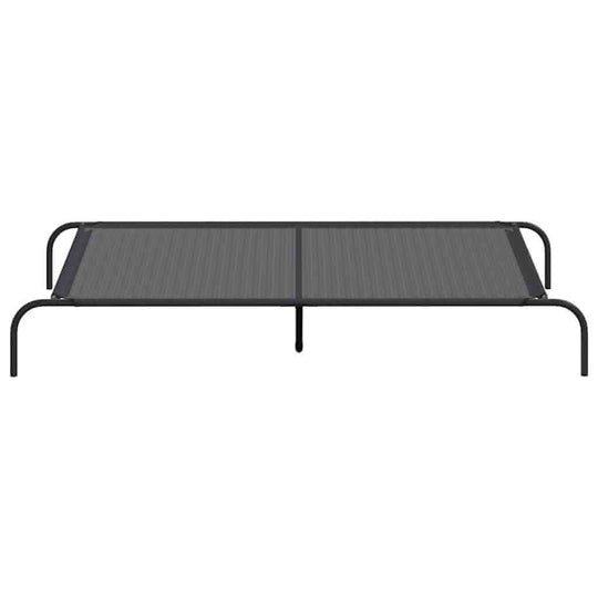 Elevated Dog Bed  150x90x20 cm Textilene and Steel