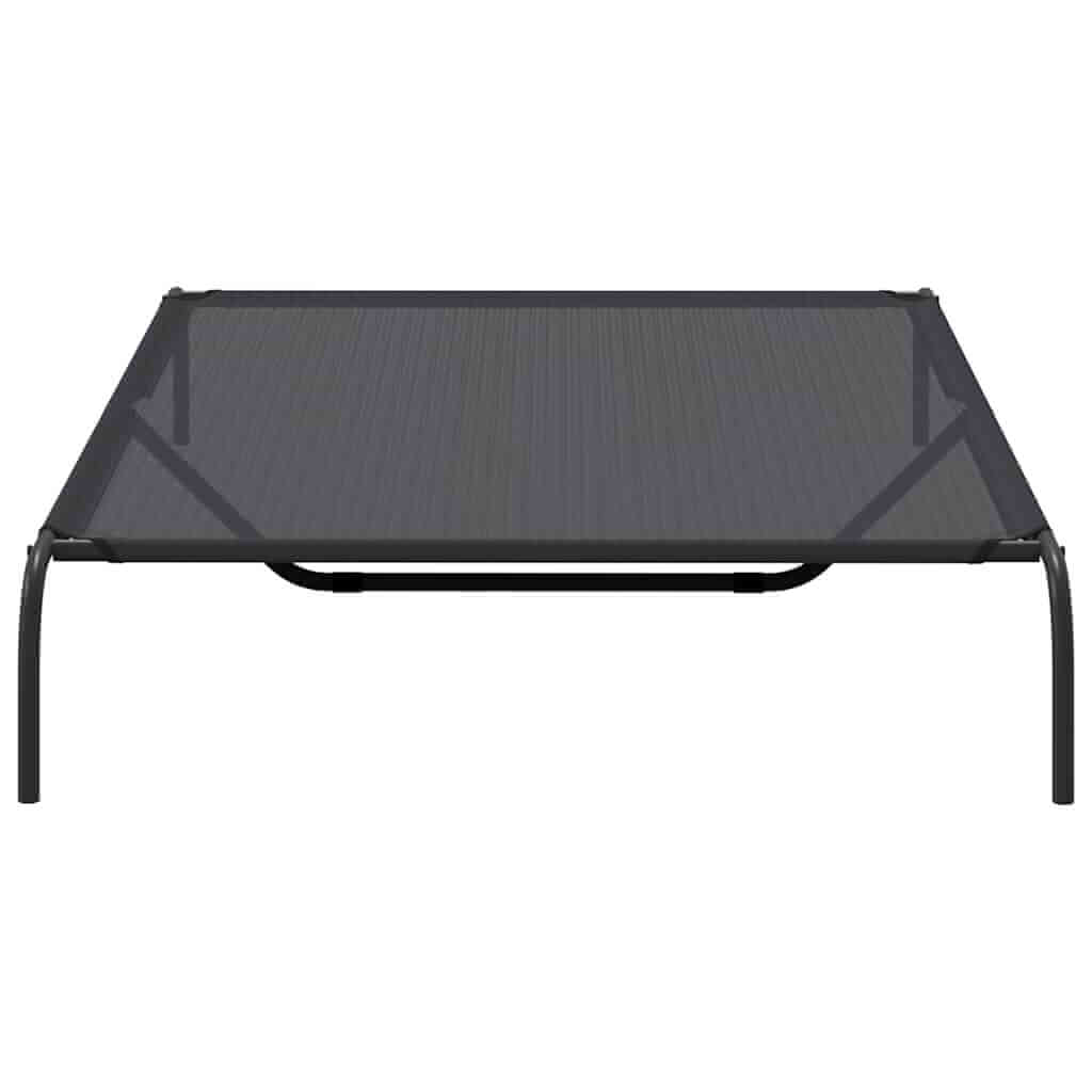 Elevated Dog Bed  150x90x20 cm Textilene and Steel