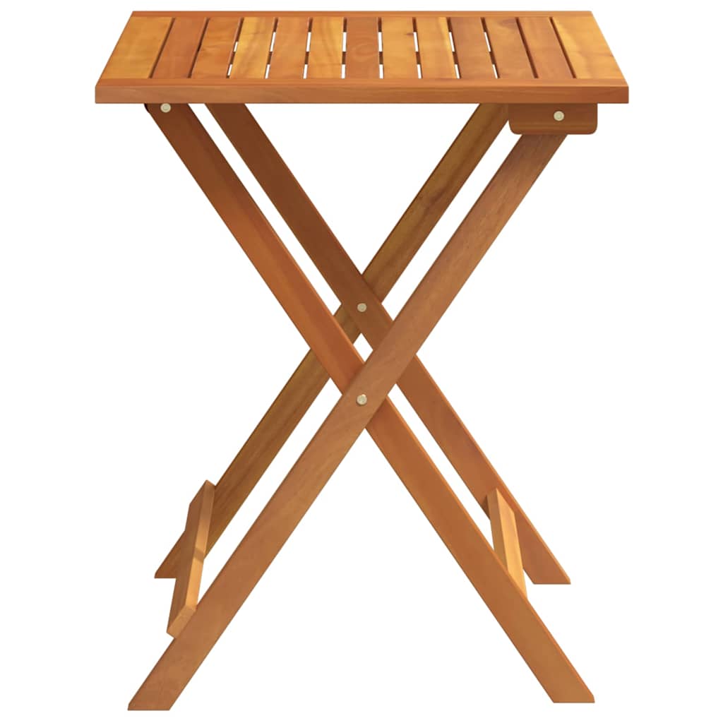 Garden Table Folding Natural  Solid Acacia Wood