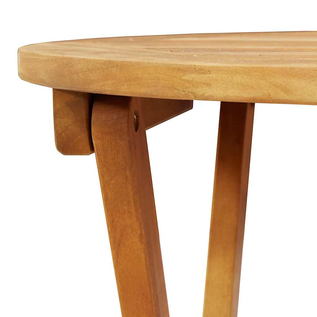 Garden Table Folding Natural  Solid Acacia Wood