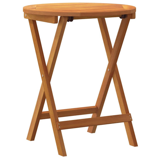 Garden Table Folding Natural  Solid Acacia Wood