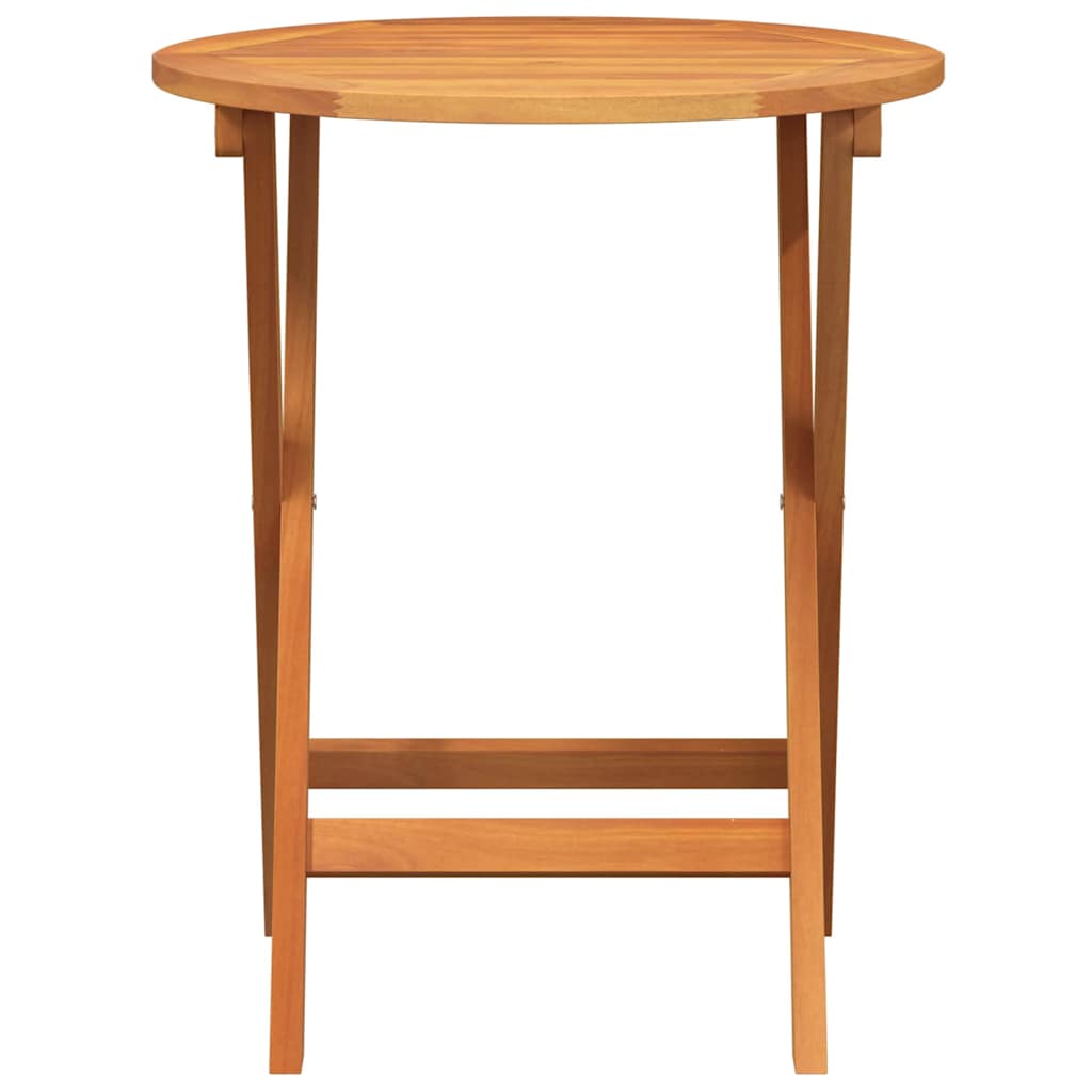 Garden Table Folding Natural  Solid Acacia Wood
