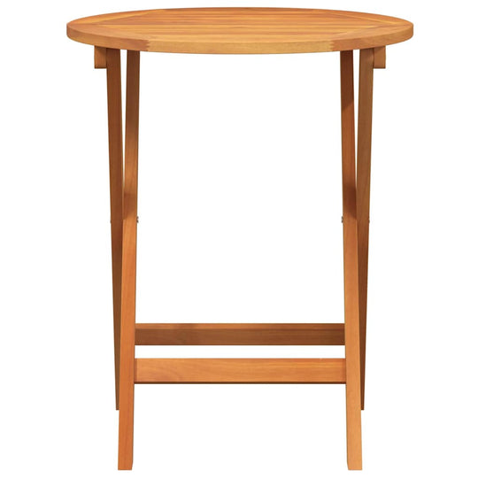 Garden Table Folding Natural  Solid Acacia Wood