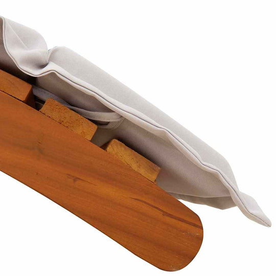 كرسي استرخاء من خشب الأكاسيا الصلب