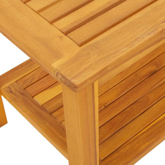 Side Table   Solid Acacia Wood