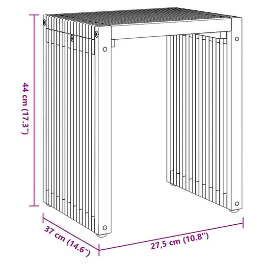 Garden Side Table 3 pcs   Solid Teak Wood