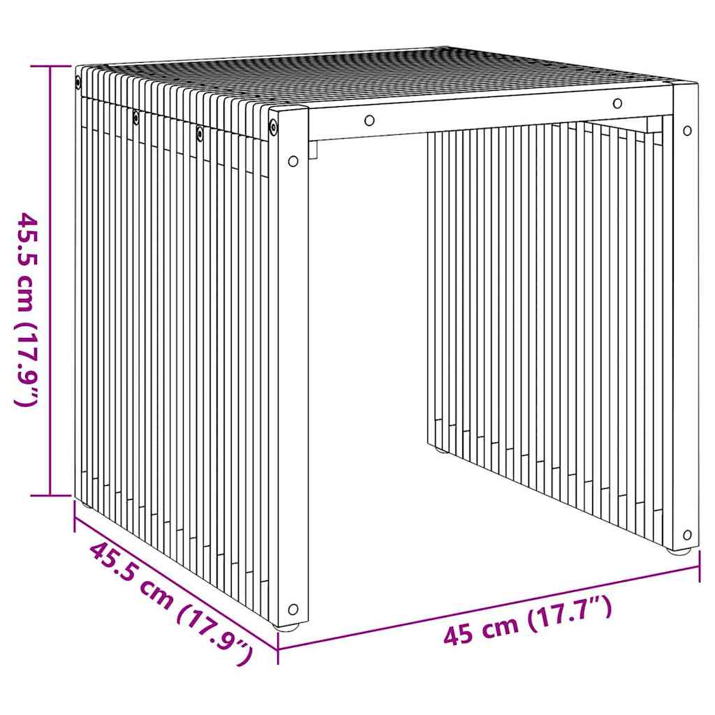 Garden Side Table   Solid Teak Wood