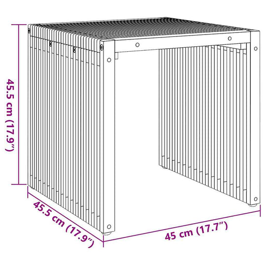 Garden Side Table   Solid Teak Wood