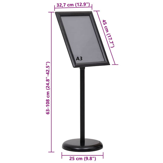 Poster Stands  pcs   Aluminium