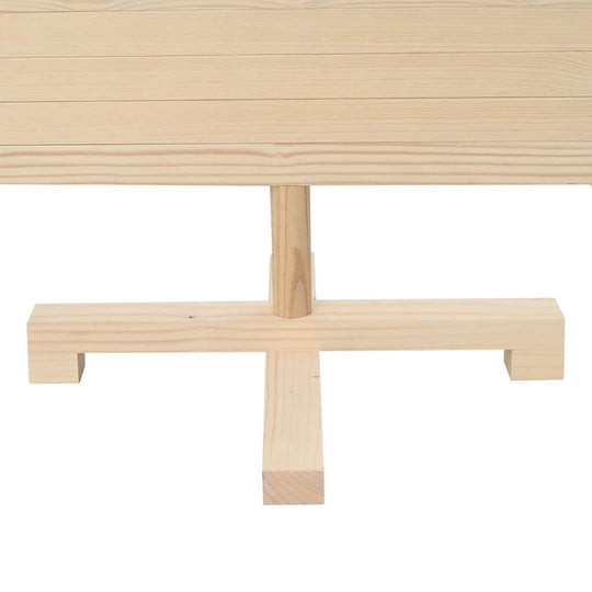 Christmas Trees with Stand Natural  Solid pine wood