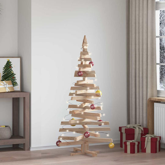 Christmas Trees with Stand Natural  Solid pine wood