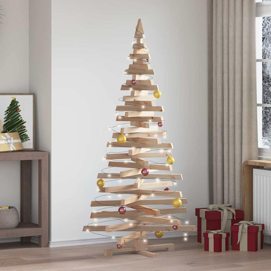 Christmas Trees with Stand Natural  Solid pine wood