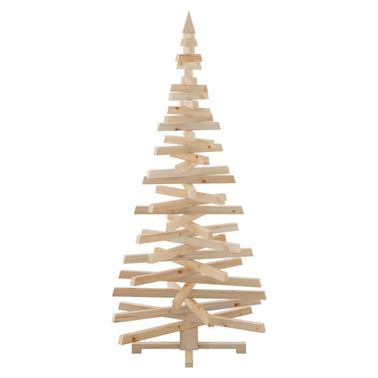Christmas Trees with Stand Natural  Solid pine wood