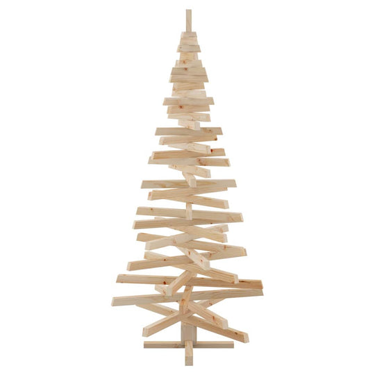 Christmas Trees with Stand Natural  Solid pine wood