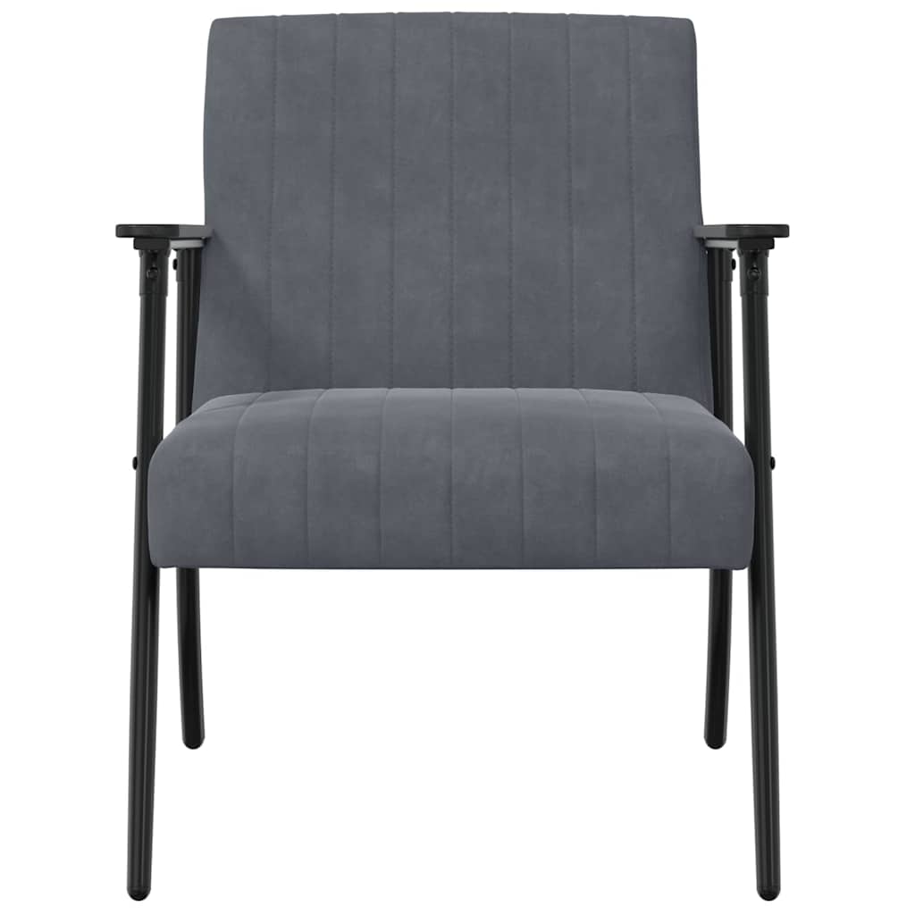Armchair Dark   Velvet