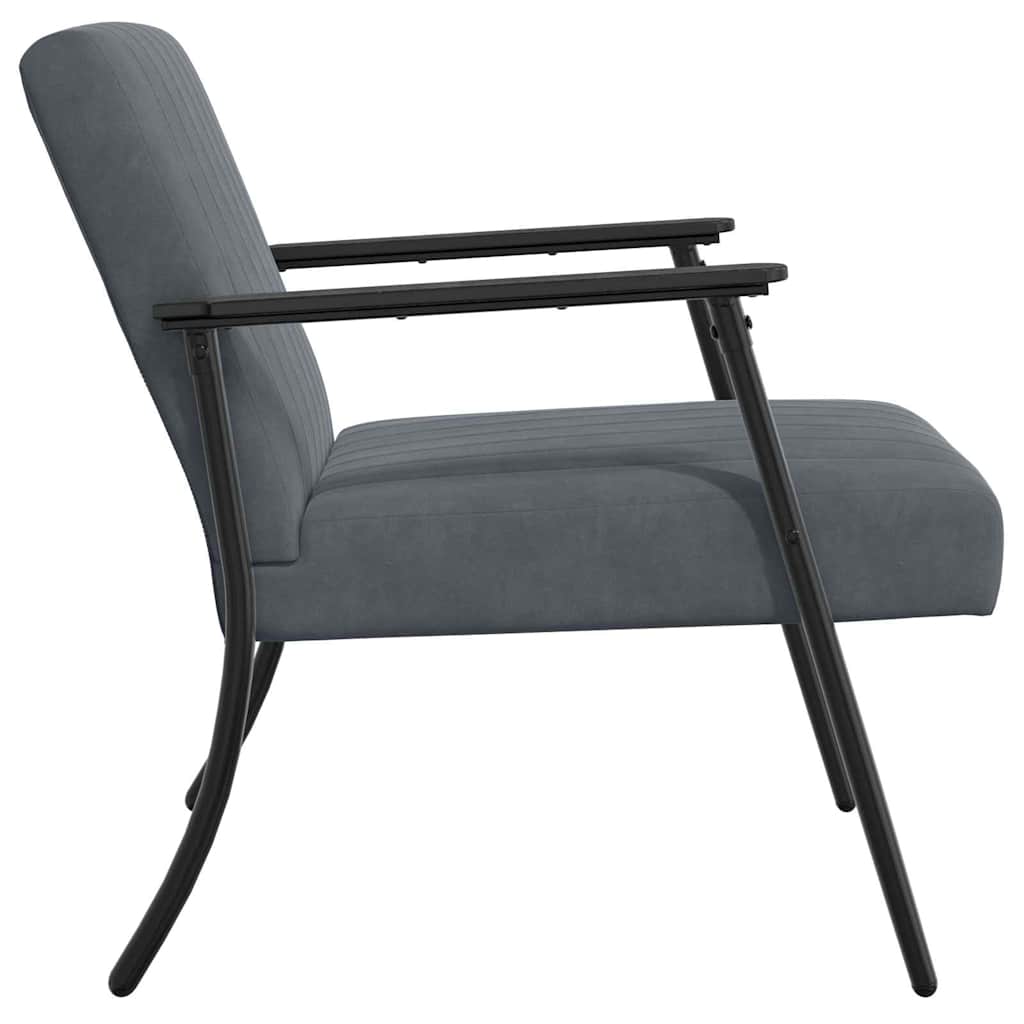 Armchair Dark   Velvet