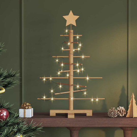 Wooden Christmas Tree with Stand   Bamboo